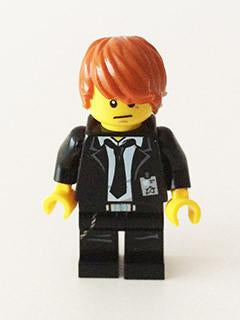 LEGO Minifigure-Agent Max Burns-Ultra Agents-UAGT003-Creative Brick Builders